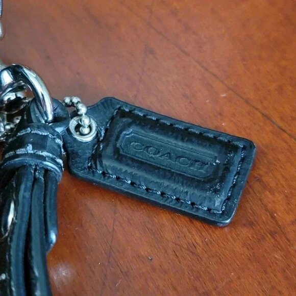 Coach Bleecker Black Patent Leather Clutch - Picture 13 of 14